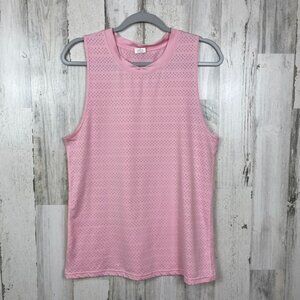 Zyia Active Blossom Chill perforated tank top pink activewear size medium sporty